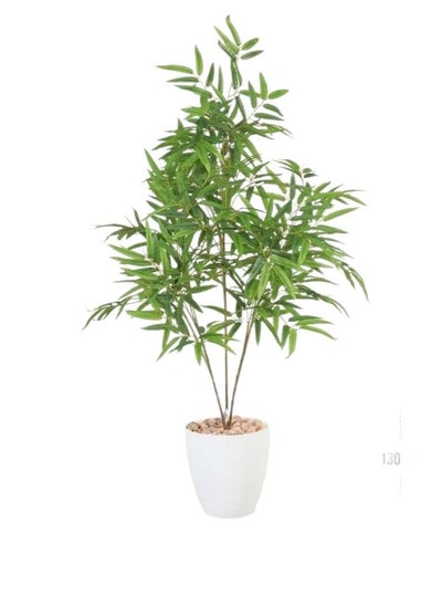 Buy Artificial decorative plant tree with pot, 120 cm in Saudi Arabia