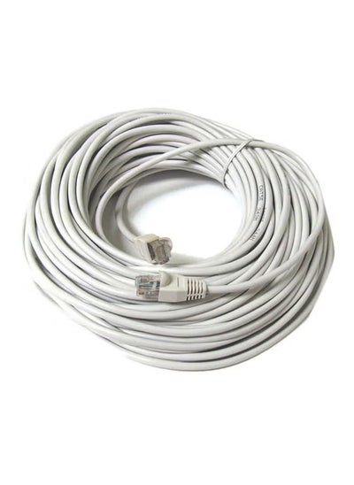 اشتري 50M RJ45 CAT6 Ethernet LAN Network Cable Grey في الامارات