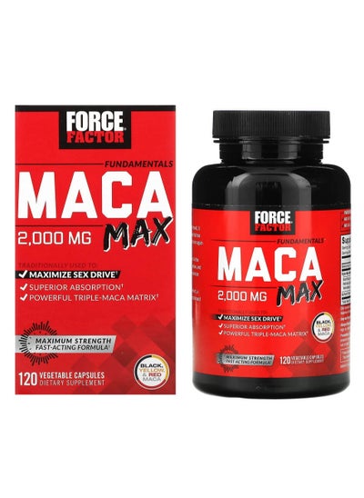 Buy Maca Max 2000MG Maximum Strength - 120 Capsules in Saudi Arabia