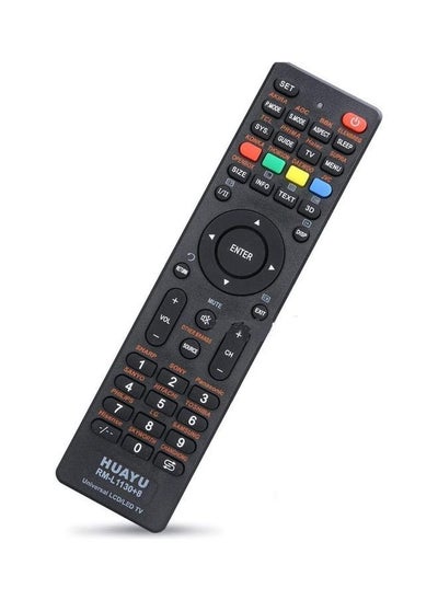 Buy Universal LCD/LED Remote Control Black in Saudi Arabia