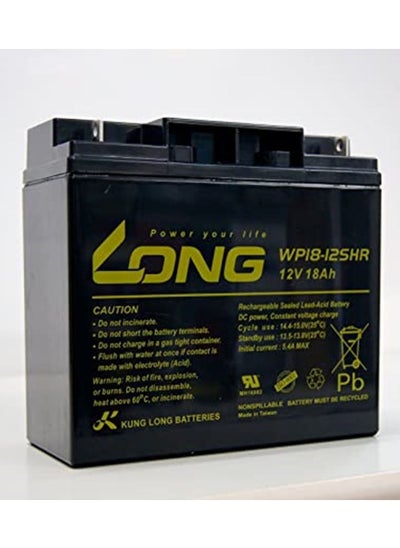 اشتري D-Tron WP18-12SHR Lead Acid Battery 18 Ah/12 Volt في الامارات