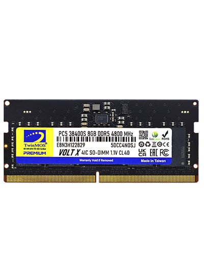 اشتري TwinMOS VOLTX DDR5 5600MHz 16GB SO-DIMM for Laptop في مصر