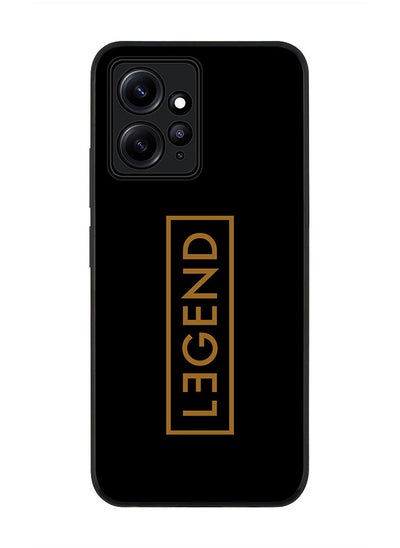 Buy Rugged Black edge case for Redmi Note 12 4G Slim fit Soft Case Flexible Rubber Edges Anti Drop TPU Gel Thin Cover - Legend in UAE