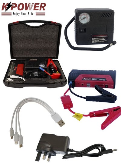 Buy KP-PS-150 Jump Starter Battery With Air Compressor in UAE