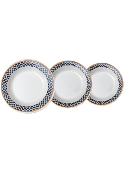 Buy 18 Pieces Plate Set in Saudi Arabia