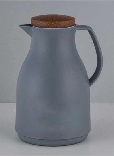 Buy Thermos for tea and coffee in a modern design, one piece, light grey/brown in Saudi Arabia