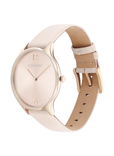 Buy Analog Round Waterproof  Wrist Watch With Leather Strap  25200009 in UAE