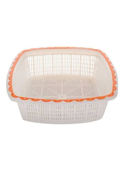 اشتري Fruit Basket Vegetable Basket Set Of 3 Pcs Jingle Square Orange في الامارات