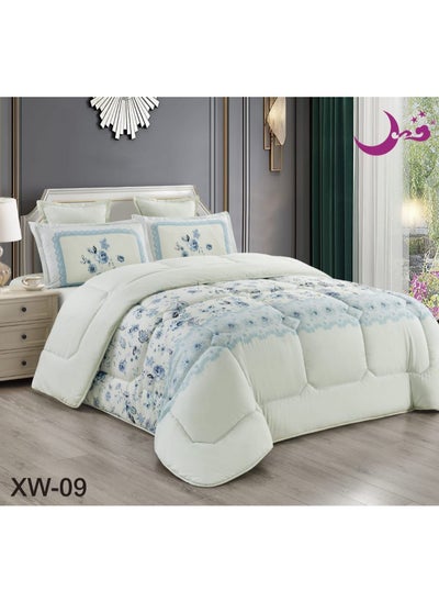 Buy Comforter Set 4 Pieces One And A Half Modern Design Heavy Filling And Beautiful Shape in Saudi Arabia