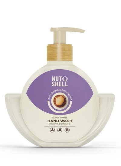 Buy NUTSHELL HAND WASH MACADAMIA & ROSE WATER 375ML. in Egypt