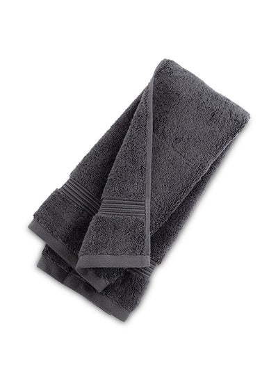 Buy Sascha Hand Towel, Stone Grey - 50x80 cm in UAE