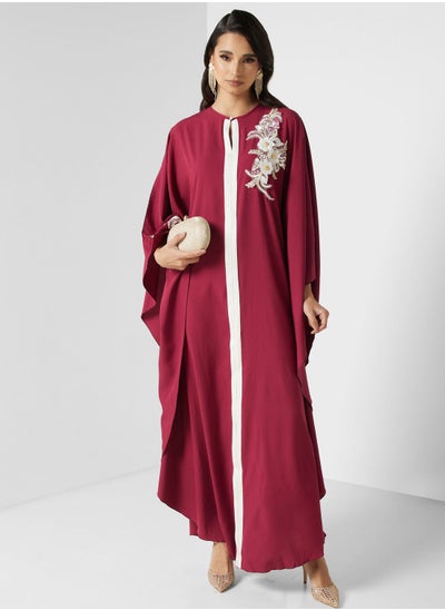 Buy Kaftan With Embroidered Detail in Saudi Arabia