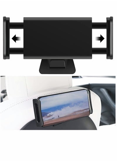 Buy Cell Phone Tablet Car Mount Holder Compatible with 2016 2022 Tesla Model 3 Model Y Headrest Mount Back Seat Cellphone Tablet Stand Cradle Tesla Model 3 Y Accessories Upgrade in UAE