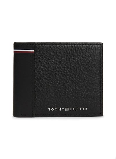 Buy Men's Transit Mini Cardholder Bifold Wallet - Leather, Black in UAE