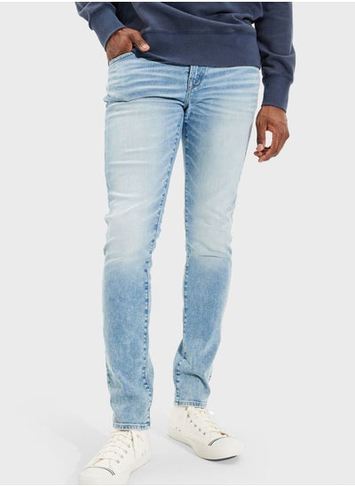 Buy Light Wash Skinny Fit Jeans in UAE