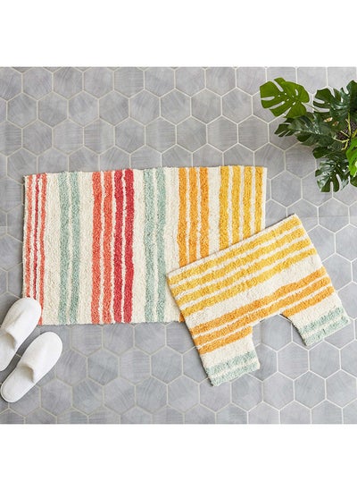 اشتري Hazel 2-Piece Cotton Bath Mat Set في الامارات