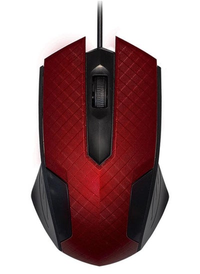 Buy Gaming mouse, high sensitivity, high resolution up to 3200 dpi, ergonomic design, ready to improve your performance in games and daily tasks, compatible with all operating systems, multi-color LED lighting, programmable buttons, ensures fast and accurate response , model M-62/RED in Egypt