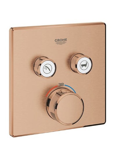 Buy Concealed Mixer Grohtherm Smartcontrol Brushed Matt Rose Gold Grohe in Egypt
