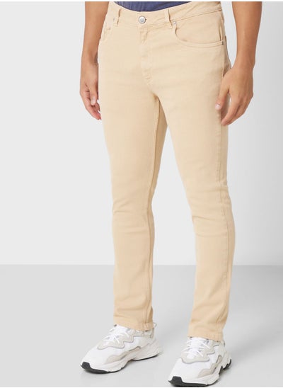 Buy Slim Fit Overdyed Jeans in UAE