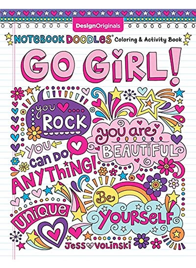 اشتري Notebook Doodles Go Girl!: Coloring & Activity Book في الامارات