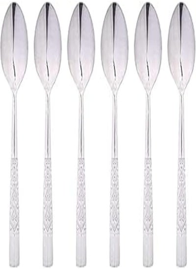 Buy Abo Hamda 511 Stainless Steel Table Spoon Set - 6 Pieces in Egypt