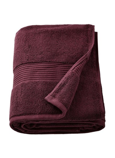 Buy Bath Sheet Deep Red 100X150 Cm in Saudi Arabia