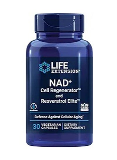 اشتري NAD+ Cell Regenerator and Resveratrol Elite, 30 Vegetarian Capsules في الامارات