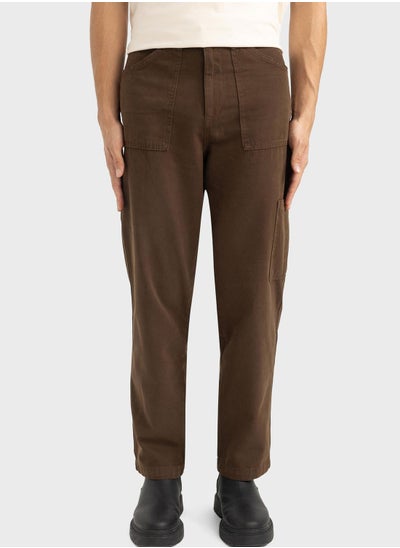 Buy Man Straight Fit Trousers in UAE