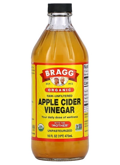 Buy Organic Apple Cider Vinegar with The 'Mother' 16 fl oz 473 ml in UAE