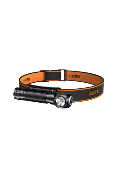 اشتري Magnetic Work Light, Detachable Head Lamp, 600-Lumen Headlamp Flashlight, Small Magnetic Led Lamp, Portable Outdoor Light With Headband, for Camping, Running, Maintenance, Auto Repair في السعودية