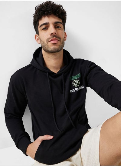 Buy Sustainable Oversize Hoodie With Back Print in Saudi Arabia