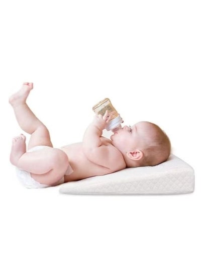 Buy Baby Wedge Pillow ,Soft Round Crib Wedge Pillow With Washable Cover,Feeding Pillows for Reflux Baby Sleep in UAE