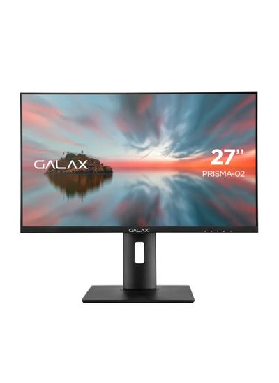 Buy Monitor (PR-02) 27" Inch (1920X1080) FHD | VA Display With 75Hz Refresh Rate, Upto 8ms Response Time & HDMI | G-Sync Compatible | Borderless USB-C Supported | Built-in Speaker - PRISMA-02 in Saudi Arabia