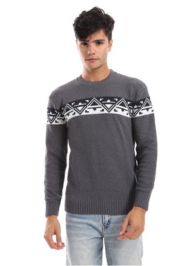 Buy Wool Mens Pullover With Multi Design in Egypt