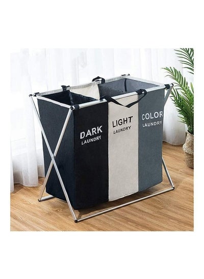 اشتري 3-Section Laundry Basket في السعودية