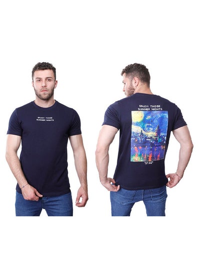 Buy Coup Printed T-Shirt For Men - Regular Fit - Navy in Egypt