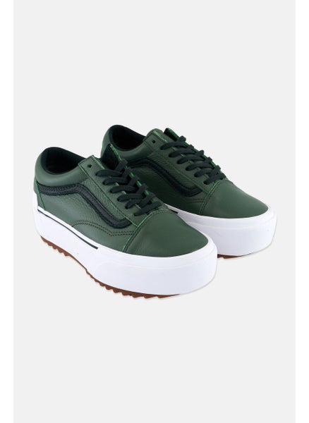 Buy Women Old Skool Stacked Casual Shoes, Green in UAE