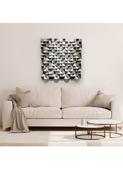 Buy White Wood Wall Art By Woodeometry in Egypt