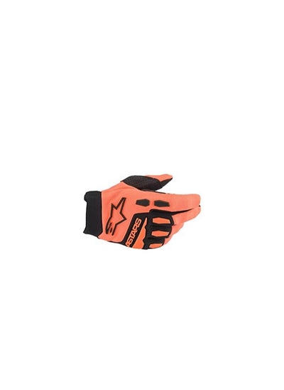 اشتري Alpinestars Full Bore Gloves Orange Black Size M في الامارات