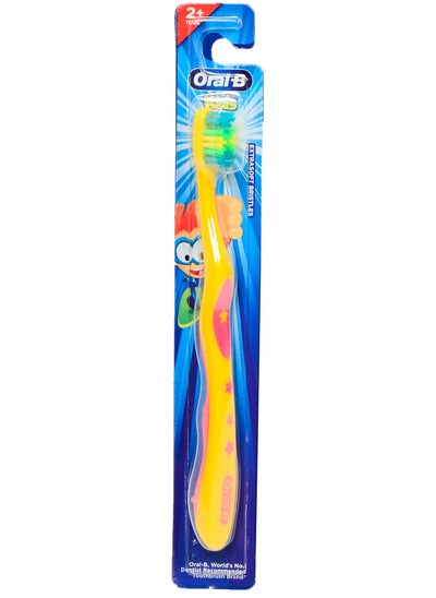 Buy Oral-B Kids Manual Toothbrush, Extra Soft, MultiColor, 1 Piece in Egypt