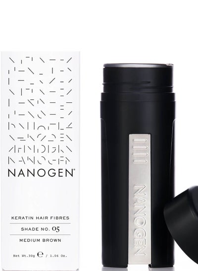 Buy Nanogen Hair Thickening Fibres Medium Brown 30g in UAE