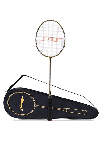 Buy Super Series Ss900 Badminton Racket - Olive Gold/ Gray (Strung) in UAE