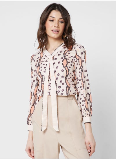 Buy Printed Button Down Shirt in UAE