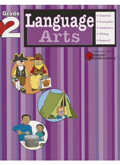 Buy Language Arts: Grade 2 (Flash Kids Harcourt Family Learning) in UAE