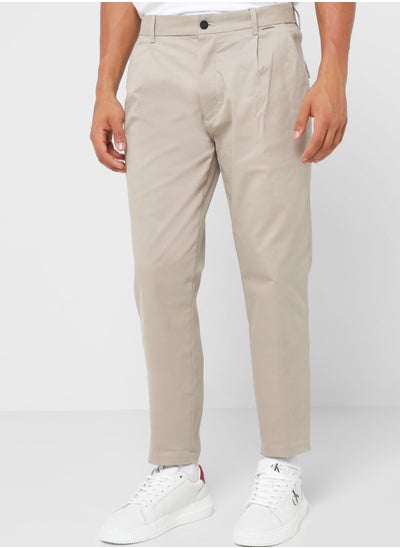 Buy Essential Slim Fit Pants in UAE