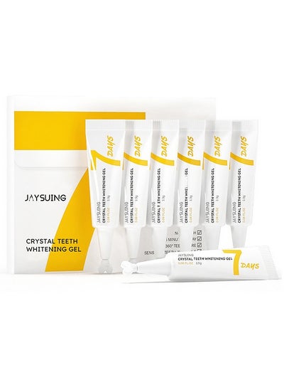 Buy 7PCS Crystal Teeth Whitening Gel，Teeth Whitening Essence,Clean Oral Hygiene,Remove Plaque Stains Fresh Breath Oral Hygiene Dental Tools,Gum and Tooth Care in Saudi Arabia