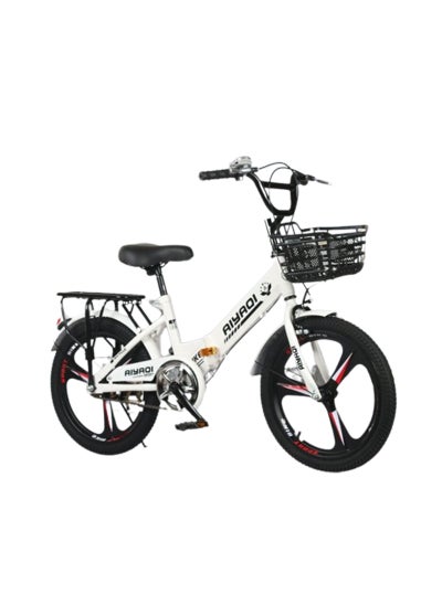 Buy 20inch Foldable Mountain Bike High-Carbon Steel Frame Shock Absorber, Lightweight Portable Bike for Women and Men, City Bicycle for Work School in Saudi Arabia