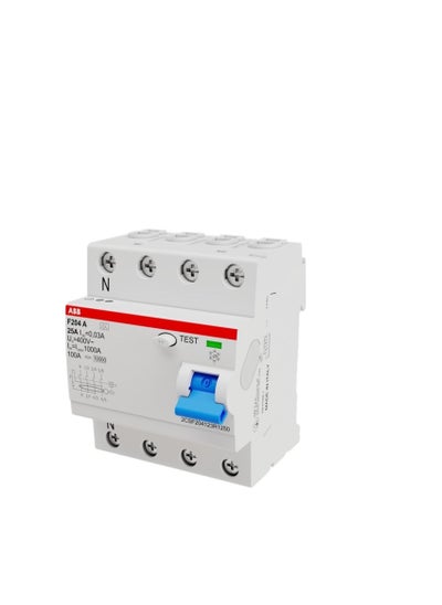 Buy ABB F204-1004100 100A 4P Elcb 100MA in UAE