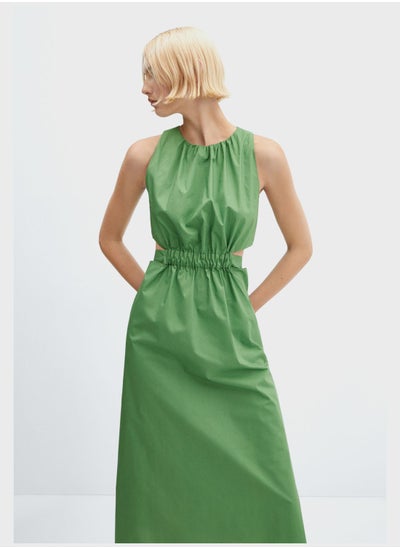 اشتري Crew Neck Side Cut Out Dress في السعودية