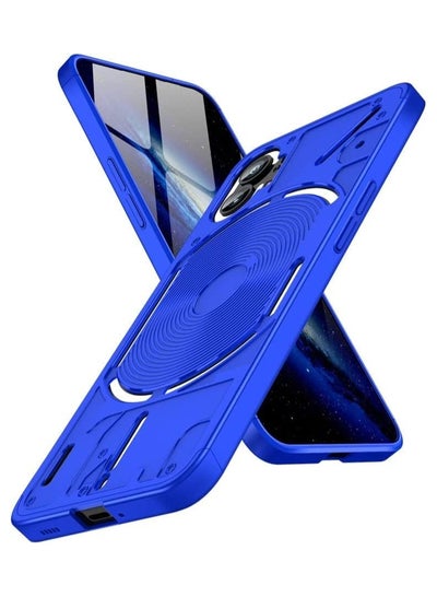 اشتري Compatible with Nothing Phone 1 Phone Case, Hard PC Matte Back Shell Premium Slim 360 Degree Full Body Protective Shockproof Ultra Thin Cover for Nothing Phone (1) (Blue) في السعودية